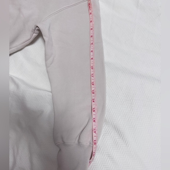 Nike Womens Phoenix Fleece Full Zip Hoodie Size XS Oversized Cream Jacket - Picture 8 of 9